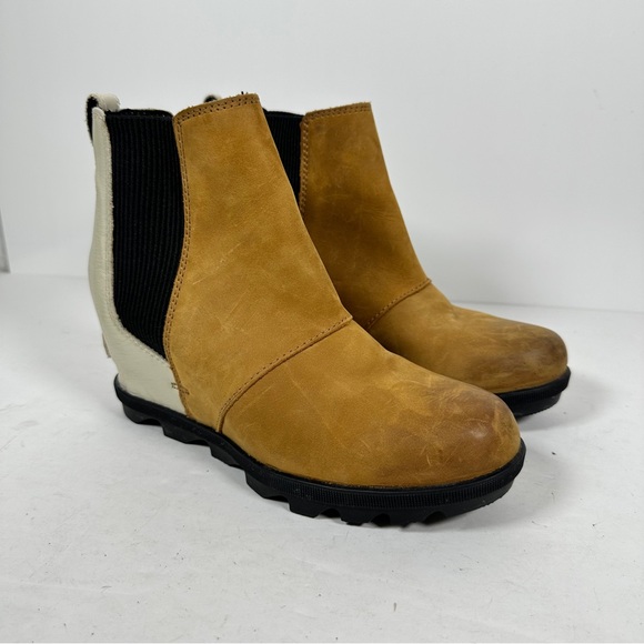 Sorel Joan of Arctic Chelsea Wedge II Camel Brown Size 8.5 - Picture 2 of 14
